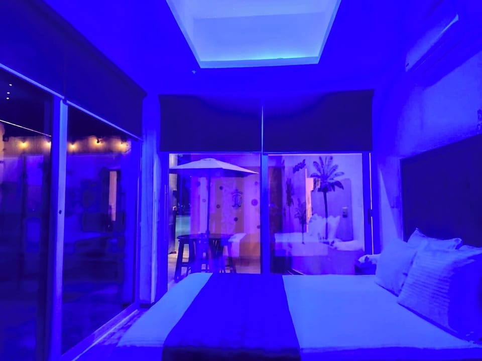 Deluxe Double Room, Balcony, Pool View | Soundproofing, iron/ironing board, free WiFi