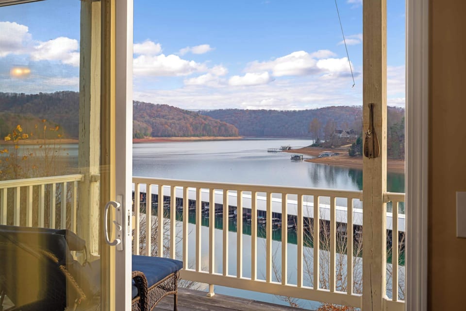 Breathtaking lake vistas await as you sip your morning coffee on the porch!
