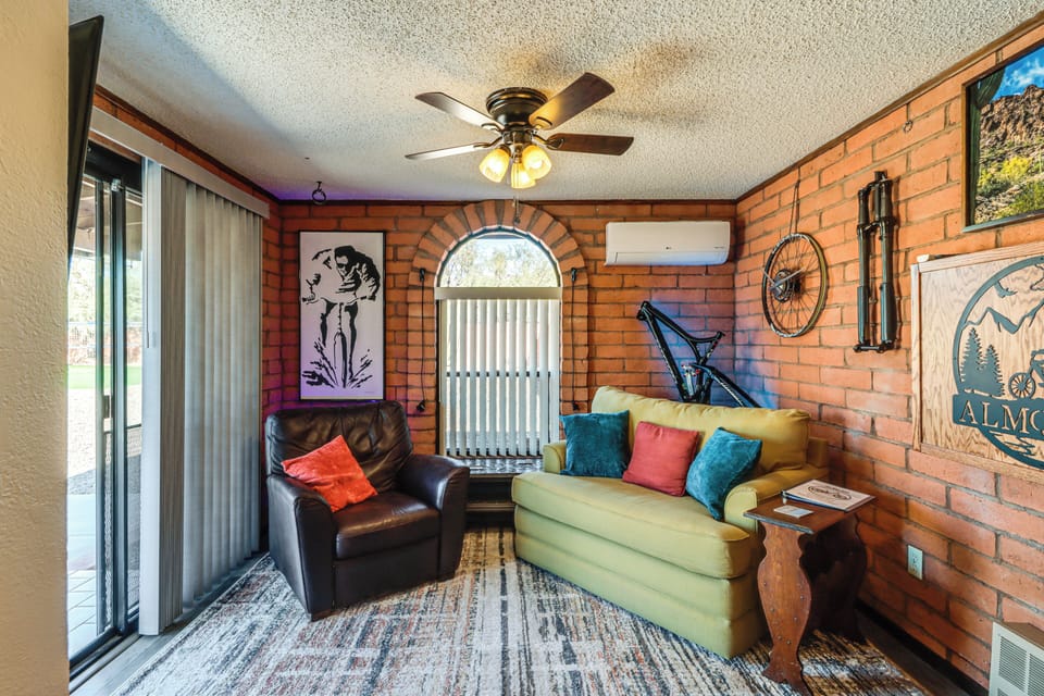 Tucson Vacation Rental | 1BR | 1BA | 700 Sq Ft | 2 Small Steps to Access