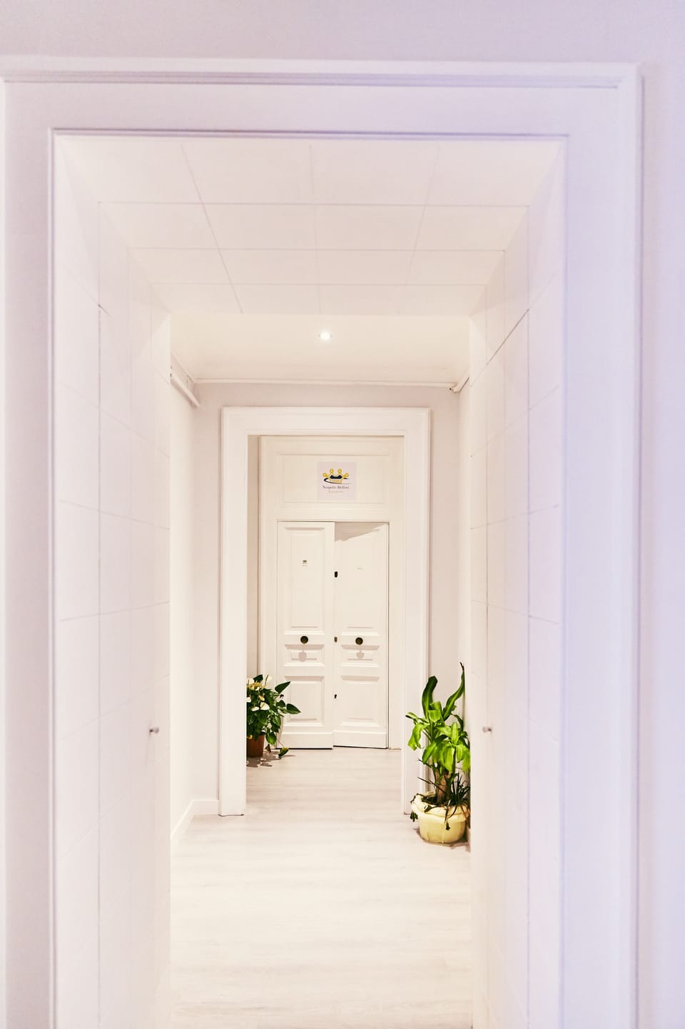 Interior entrance