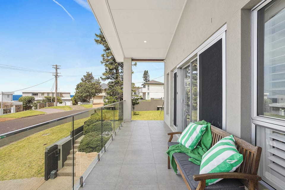 Outside front balcony