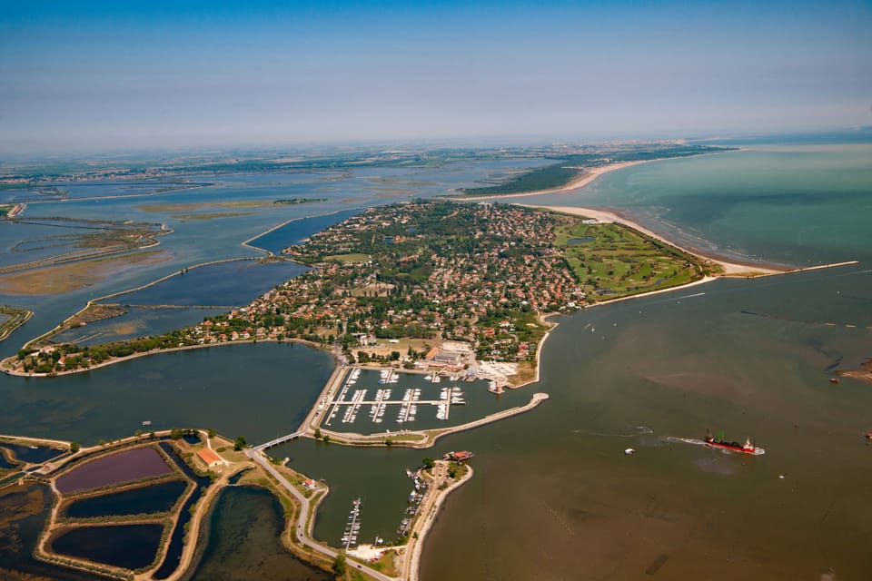 Aerial view of Albarella Island