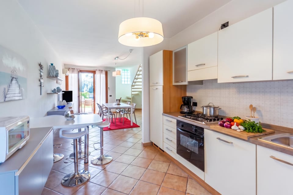 Kitchen and dining area