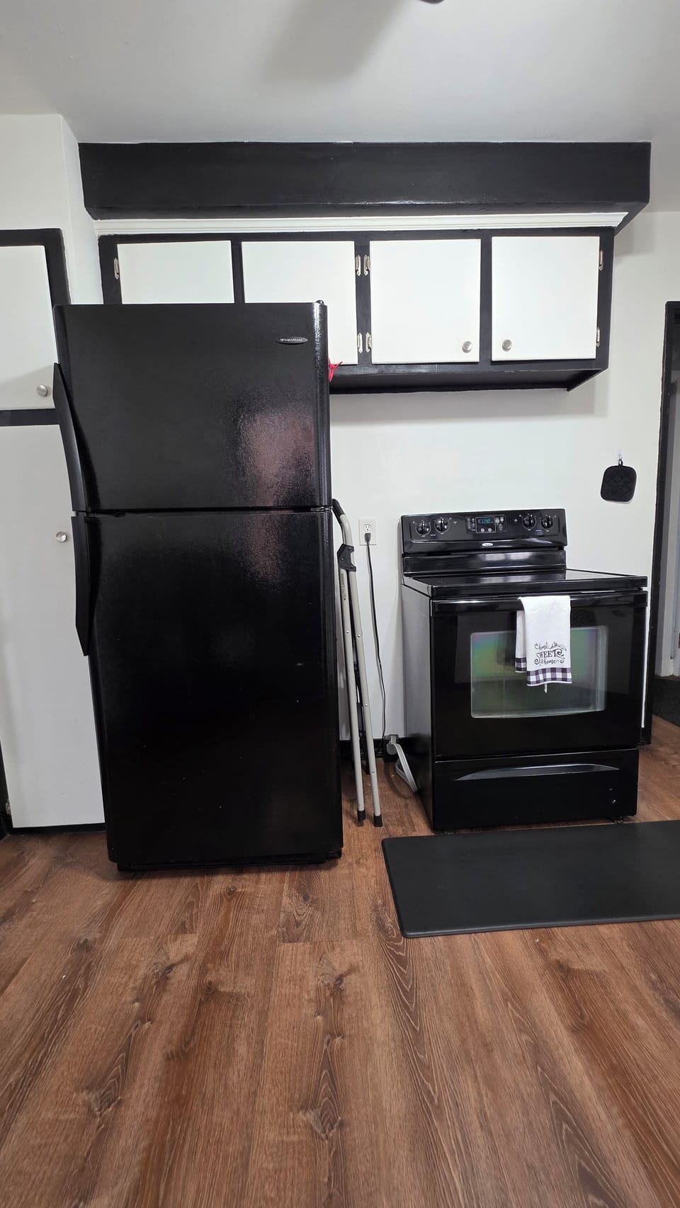 Refrigerator and stove