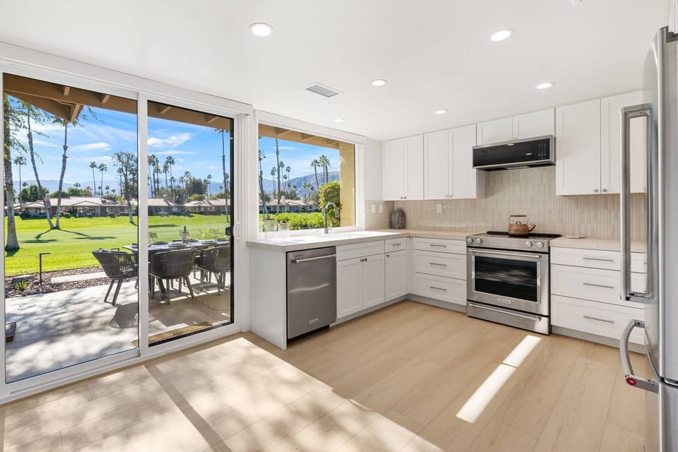 Kitchen With Large Sink and Dishwasher