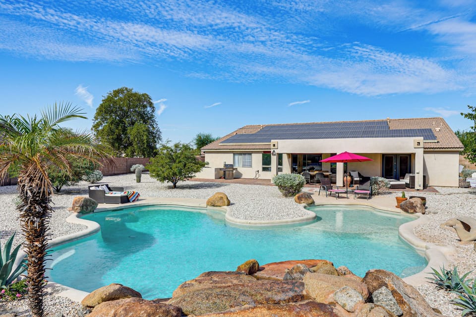 Goodyear Vacation Rental | 4BR | 3BA | 1 Step Required | 2,906 Sq Ft