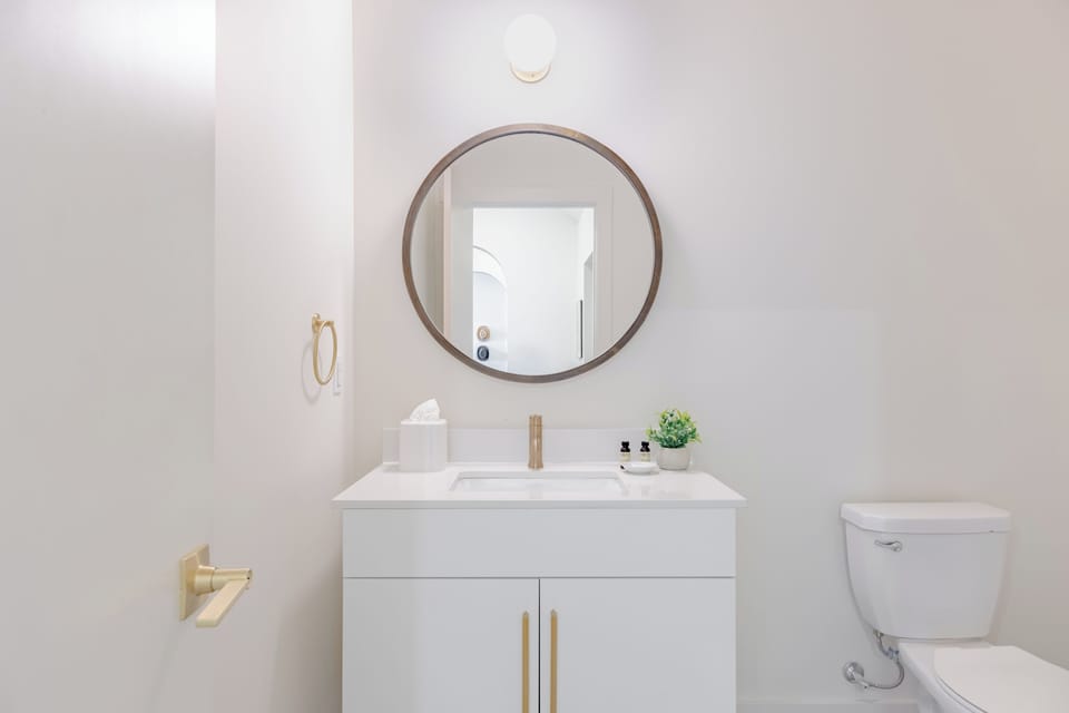 Half bathroom.