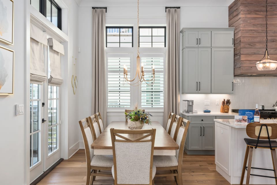 Dining table.