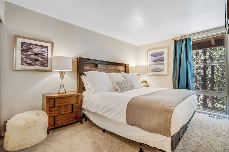 Bedroom 1 features a king bed.