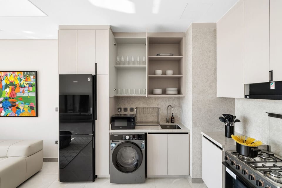 Fully equipped kitchen with all cooking essentials