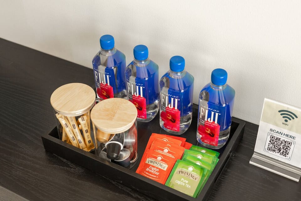 A small welcome tray to make you feel at home