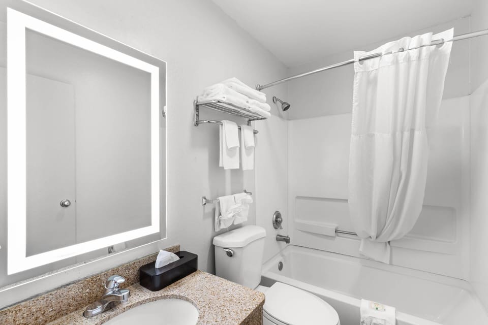 Standard Room, 2 Double Beds, Non Smoking | Desk, bed sheets