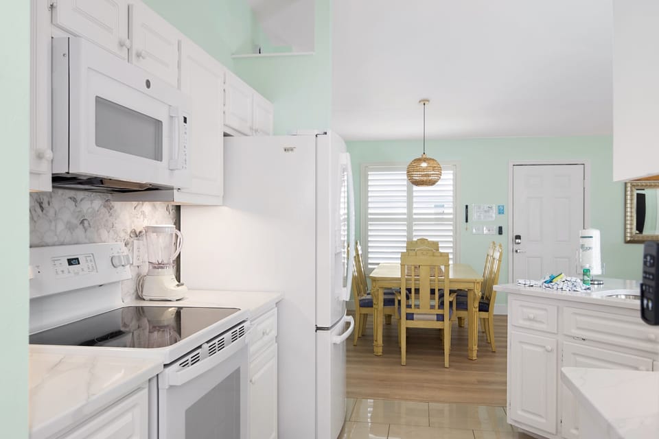 Fully-stocked kitchen
