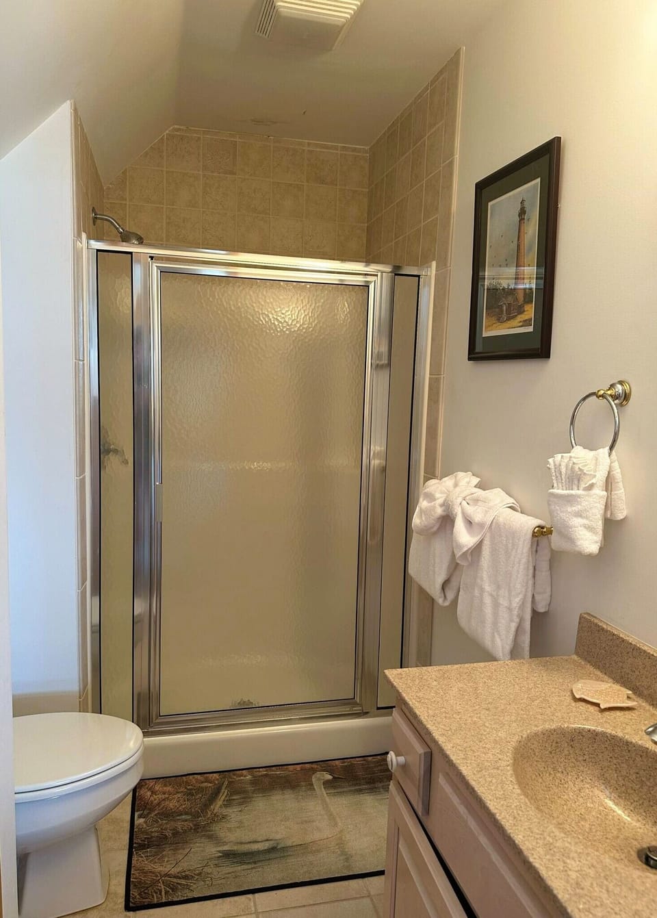 Loft Bathroom with Shower