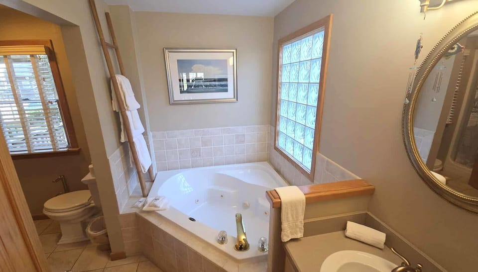 Bathroom with Tub and Separate Standing Shower