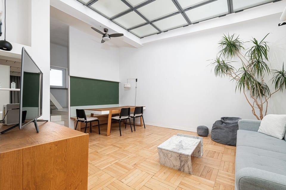 Superior Apartment, City View | Living room | Smart TV