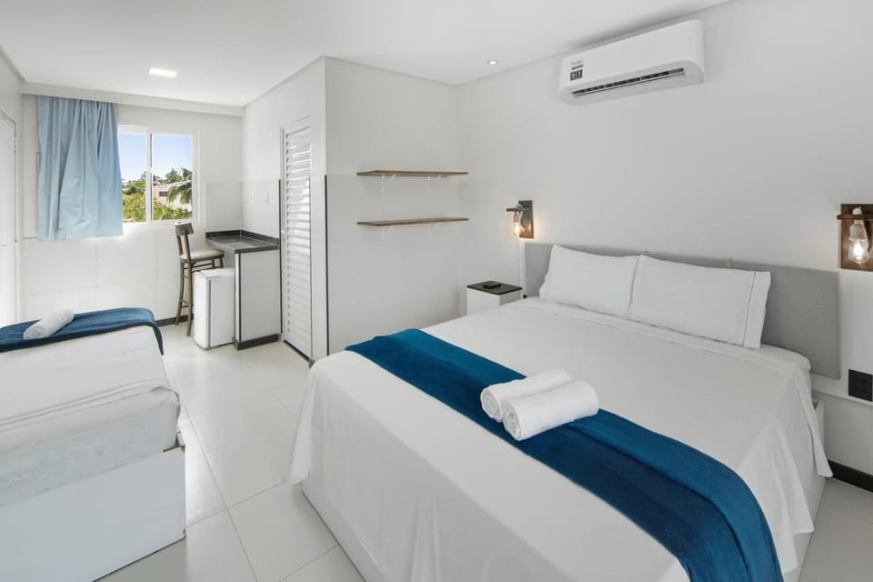 Blackout drapes, iron/ironing board (on request), WiFi (free)