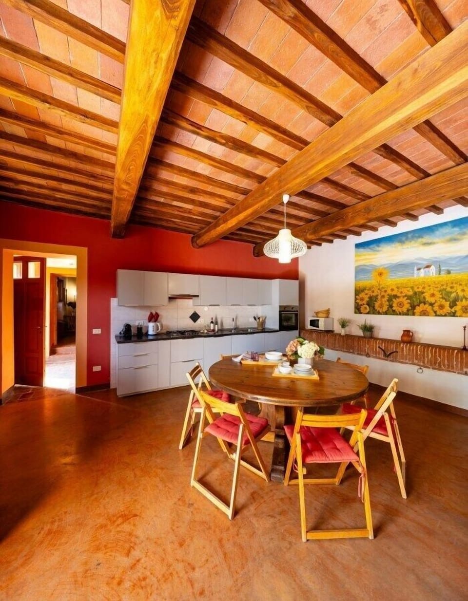 Villa, Garden View | Private kitchen | Full-size fridge, microwave, oven, stovetop
