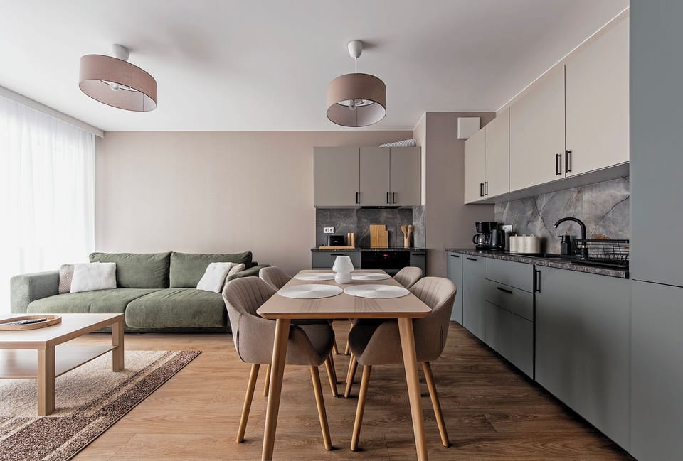 Apartment, Balcony | Private kitchenette | Coffee/tea maker, electric kettle