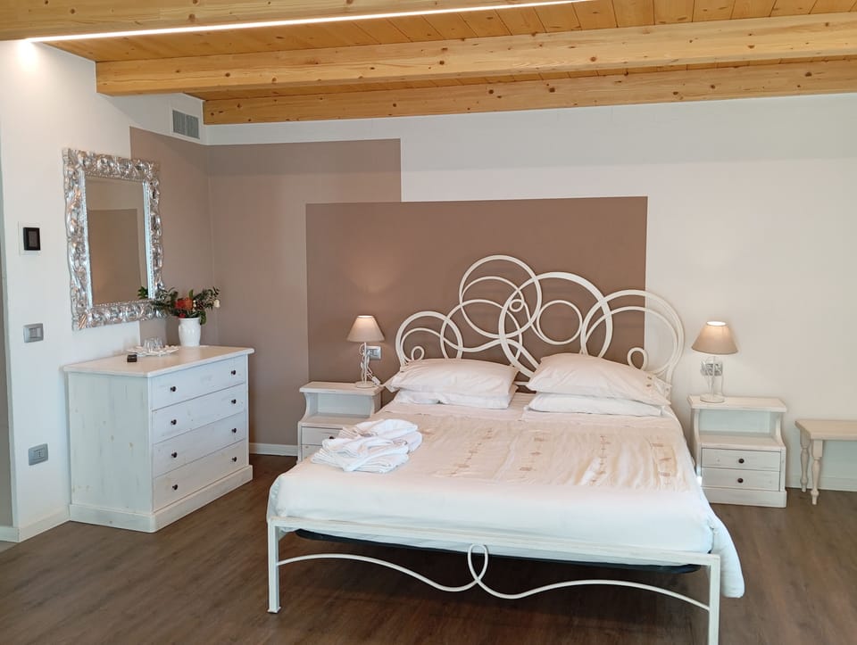 Romantic Double Room, Private Bathroom, Mountain View | Frette Italian sheets, premium bedding, down comforters