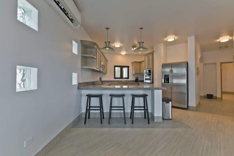 Lower Suite - Full Kitchen with Breakfast Bar