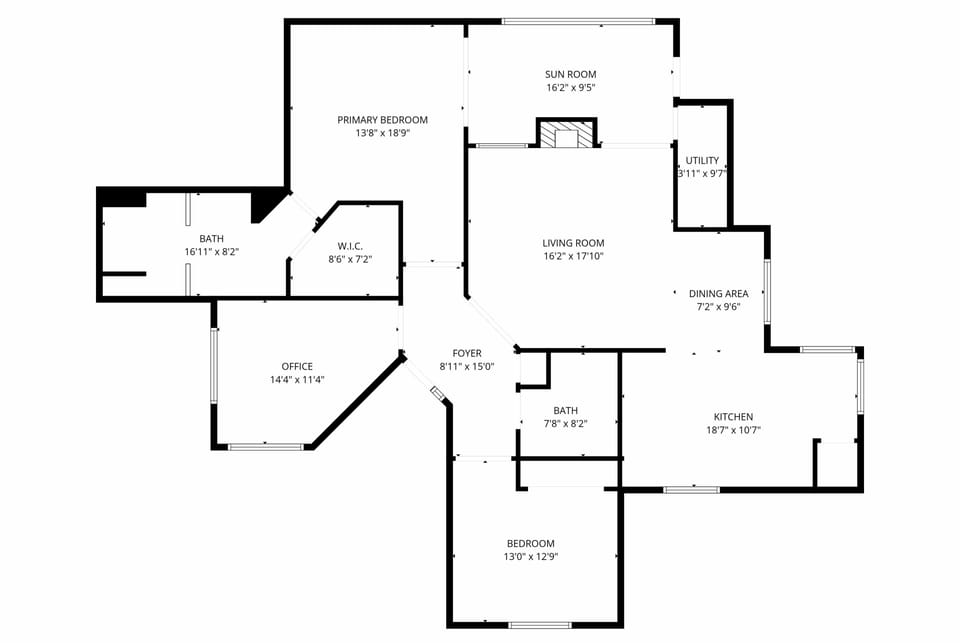 Here is a complete layout of our condo.