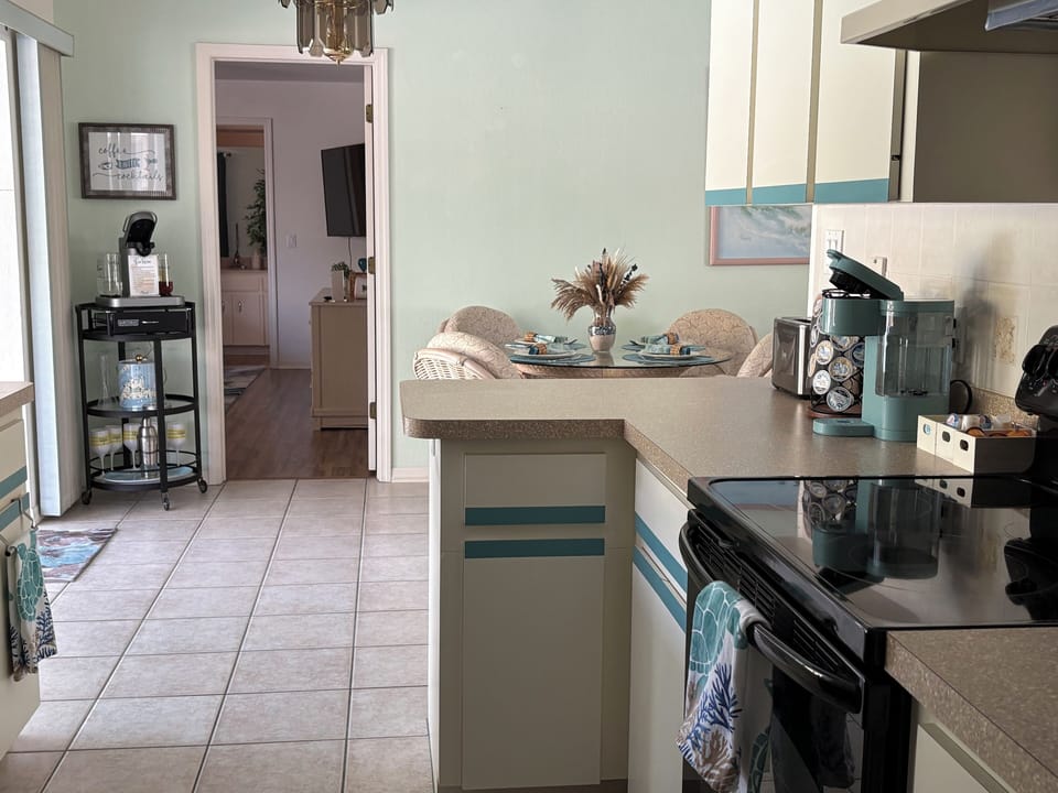 Kitchen view from hallway