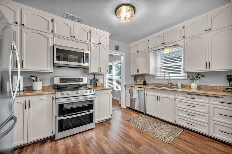 The chef will love this newly renovated kitchen.