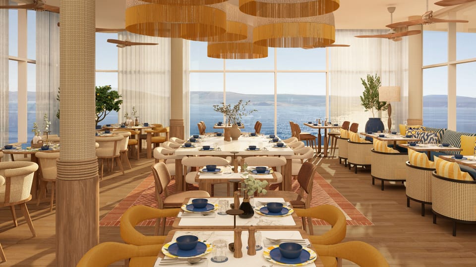 3 restaurants, lunch served