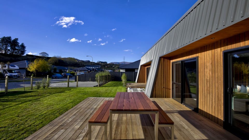 Outdoor seating -north facing sunshine even in winter