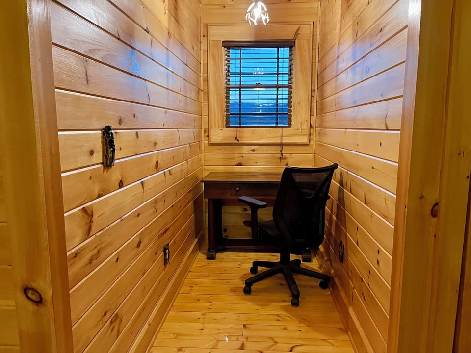 Office Space in Second Bedroom with Desk & Chair