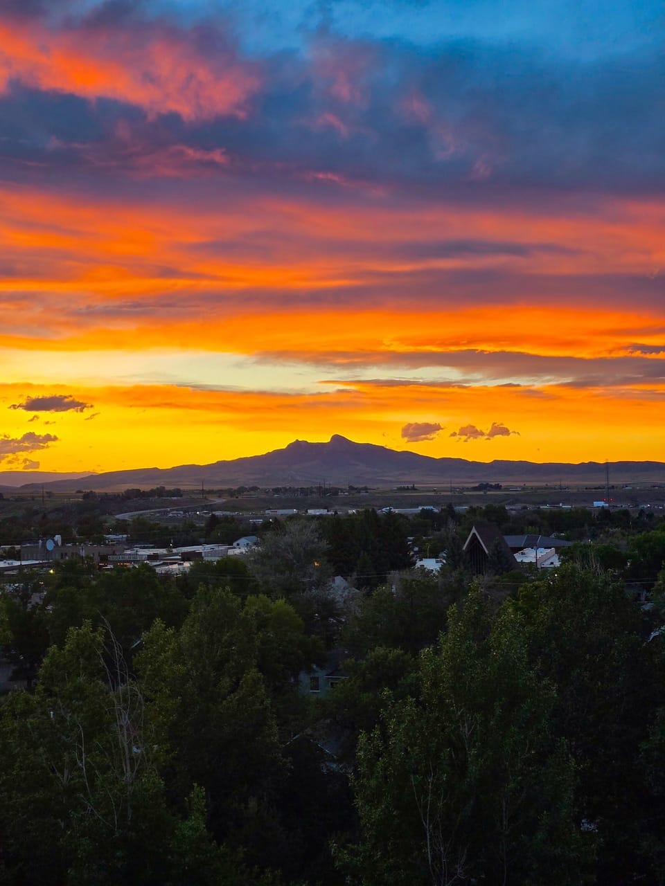Enjoy the mountain views that surround the town of Cody, several walking trails and parks in town keep you connected to nature.