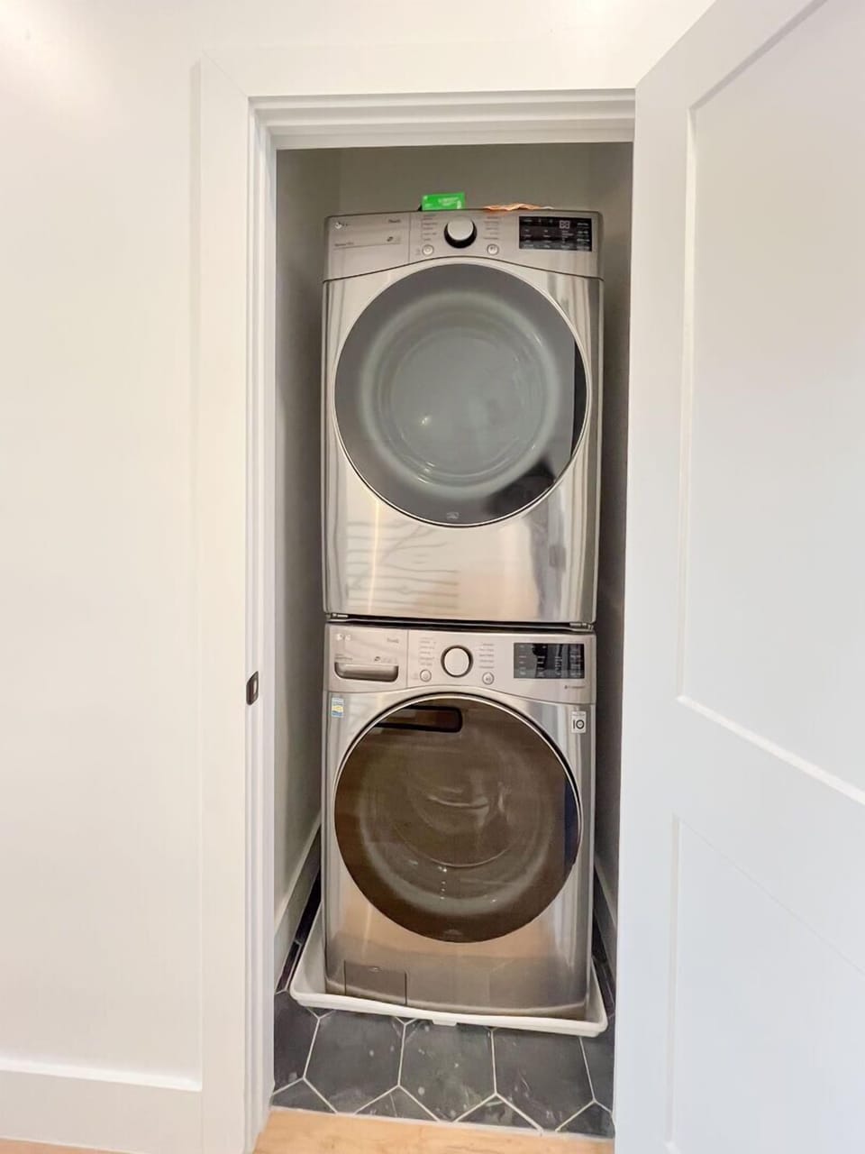 3rd Floor: Laundry area with a washer and dryer.