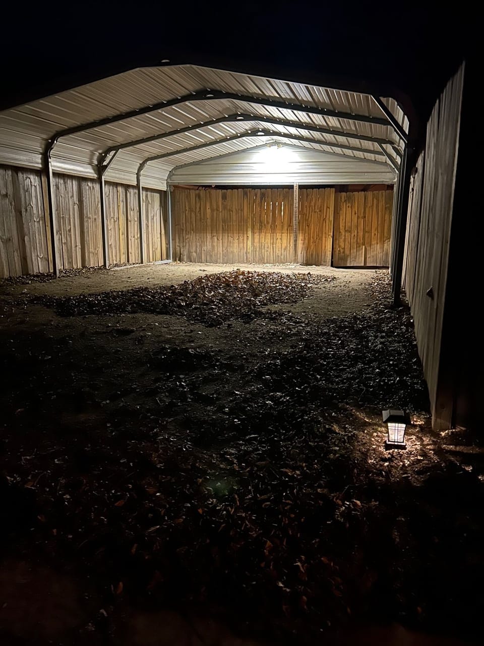 parking for guests and security lighting