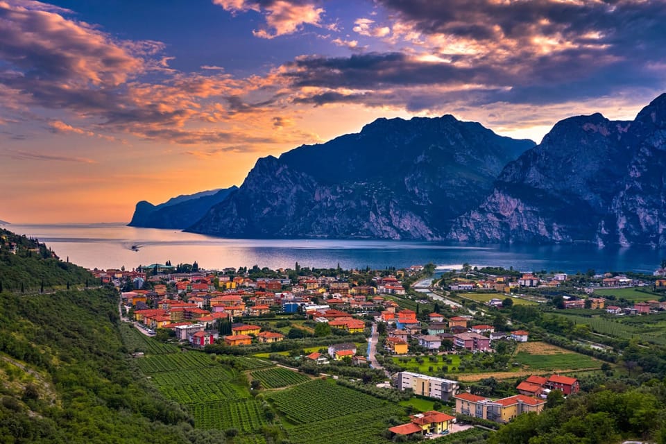 Torbole at sunset