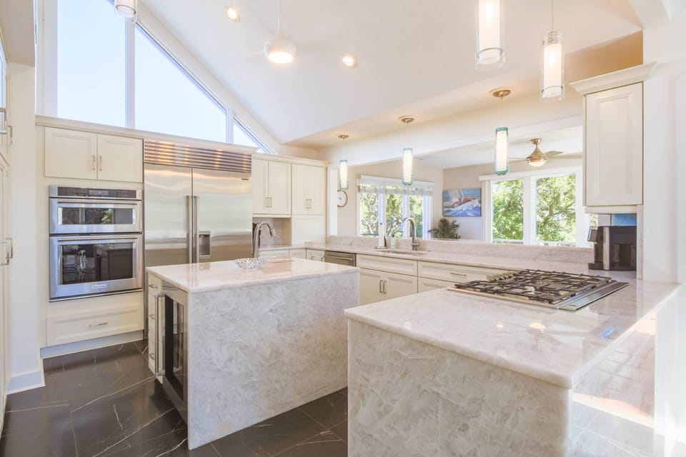 The Salty Sandpiper is a stunning home five houses from the beach on boardwalk 4 on Seabrook Island.