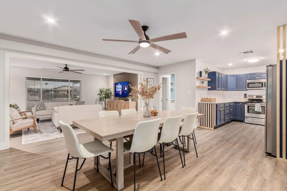 Chic, custom-finished space for comfort, connection, and shareable moments.