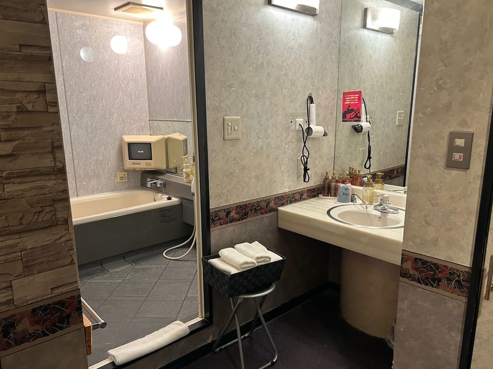 Room | Bathroom | Separate tub and shower, hair dryer, bathrobes, slippers