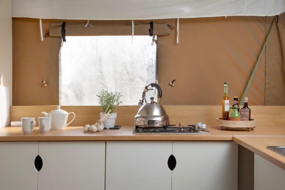 Private kitchen with gas hob