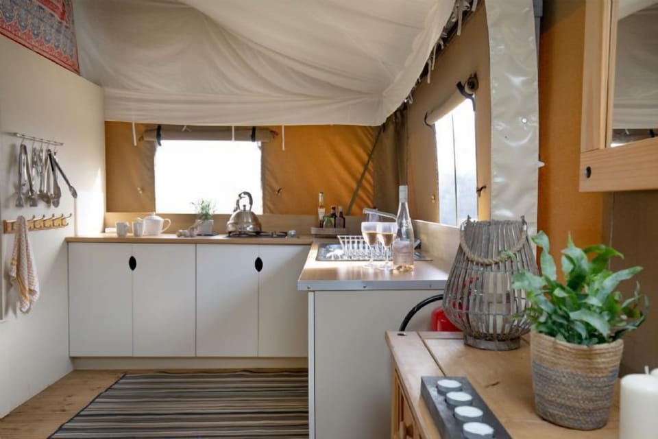 Private kitchen with gas hob