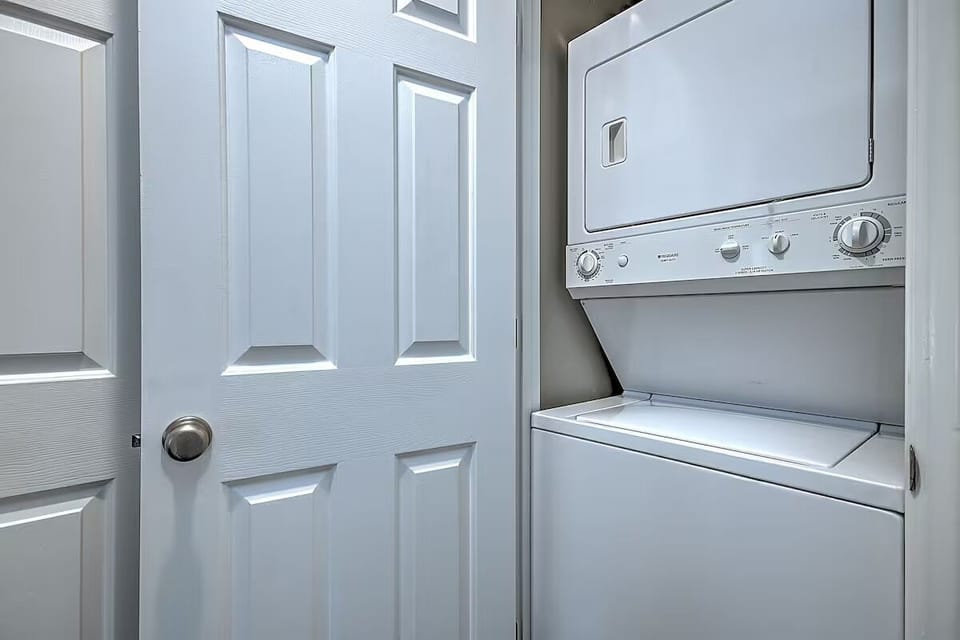 In-unit washer and dryer for easy, hassle-free laundry.