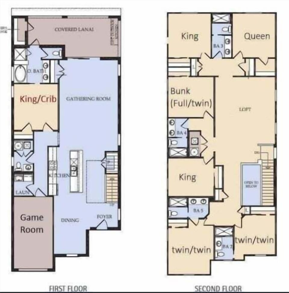 House, Multiple Bedrooms | Floor plan