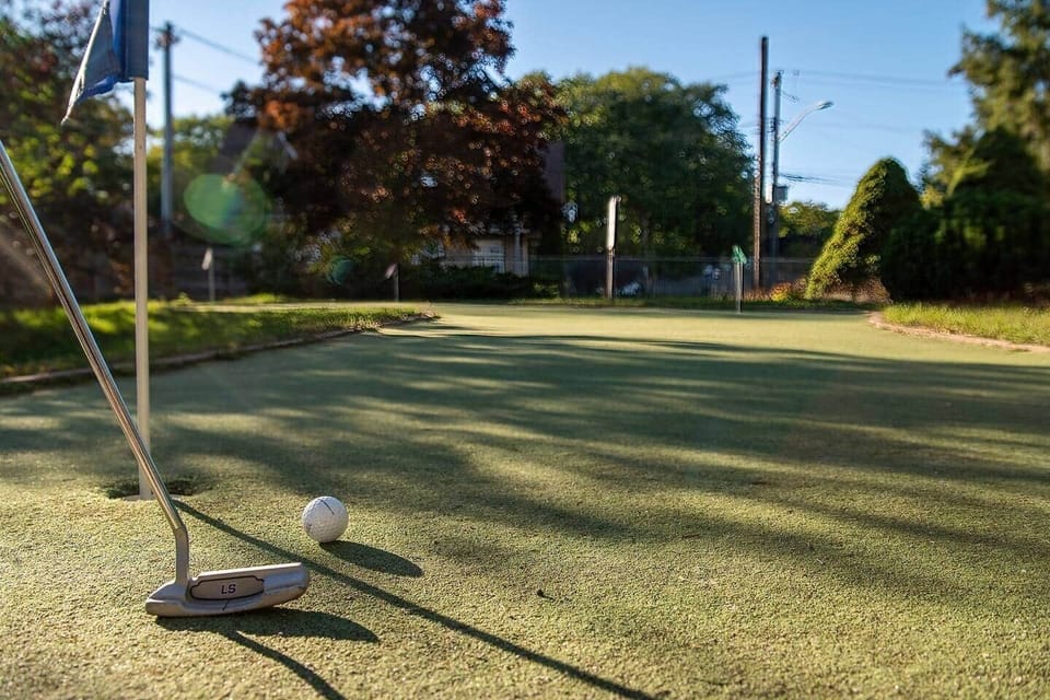 Mini Golf Putt in Front yard