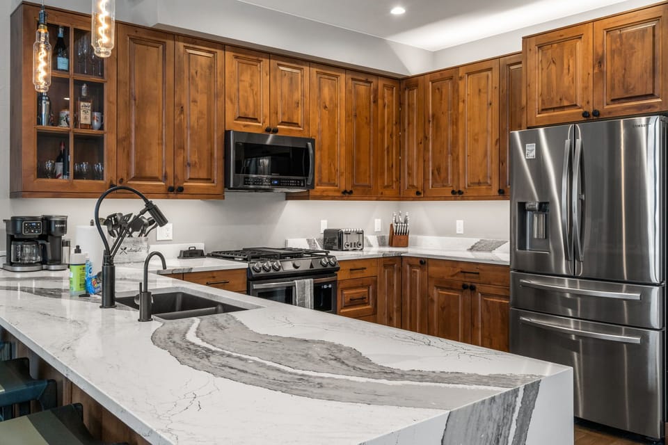 Modern Open-Concept Kitchen (second floor)