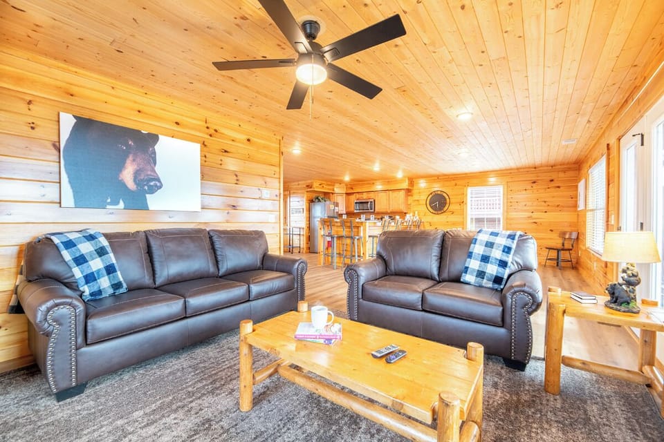 Time to Unwind's cozy living area