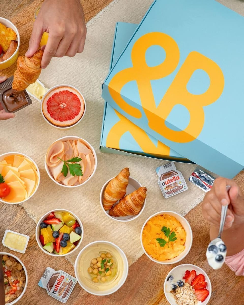 Daily to-go breakfast for a fee