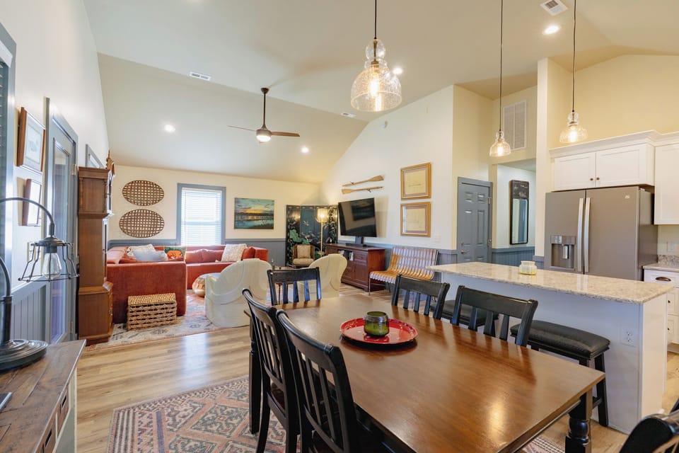 Dining Table and Living Room