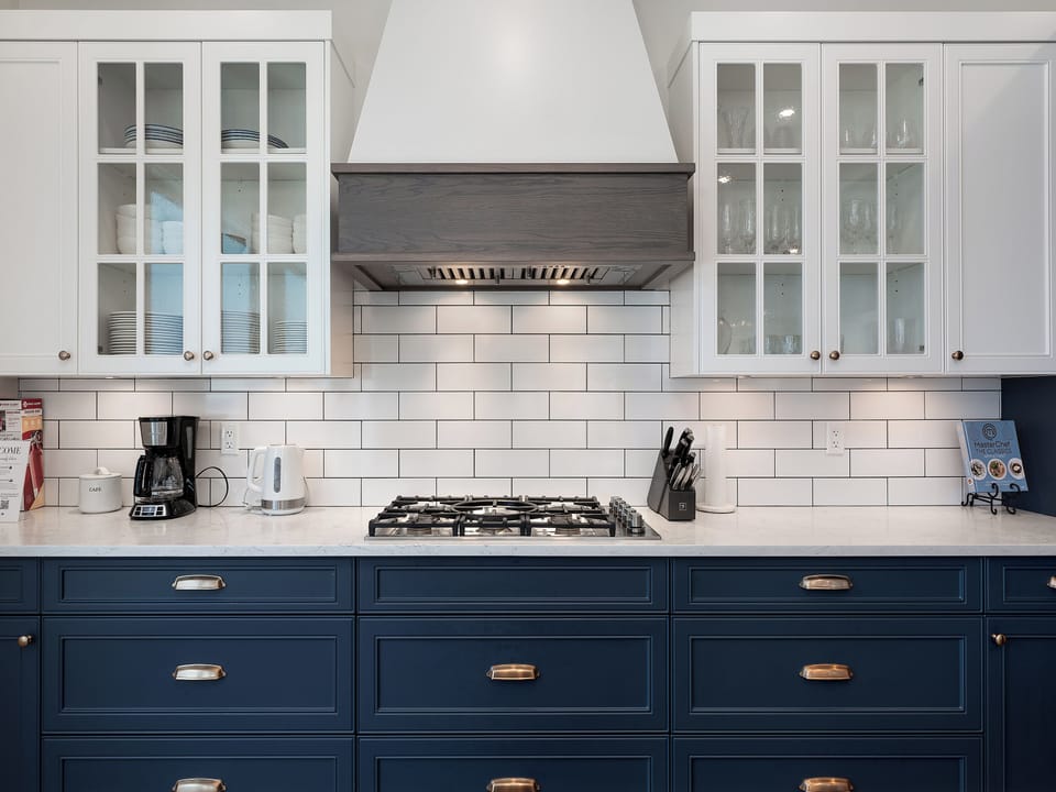 Gas Range in Kitchen 