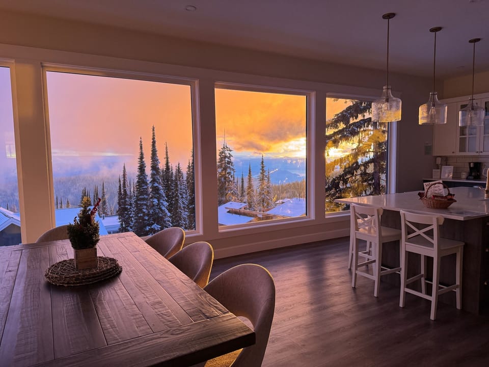 Sunset Kitchen View 