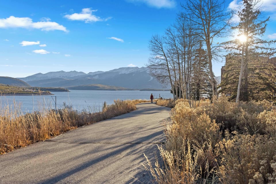 Beautiful view of the marina and Lake Dillon!